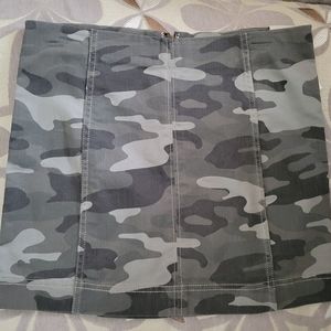 NWT camo print skirt